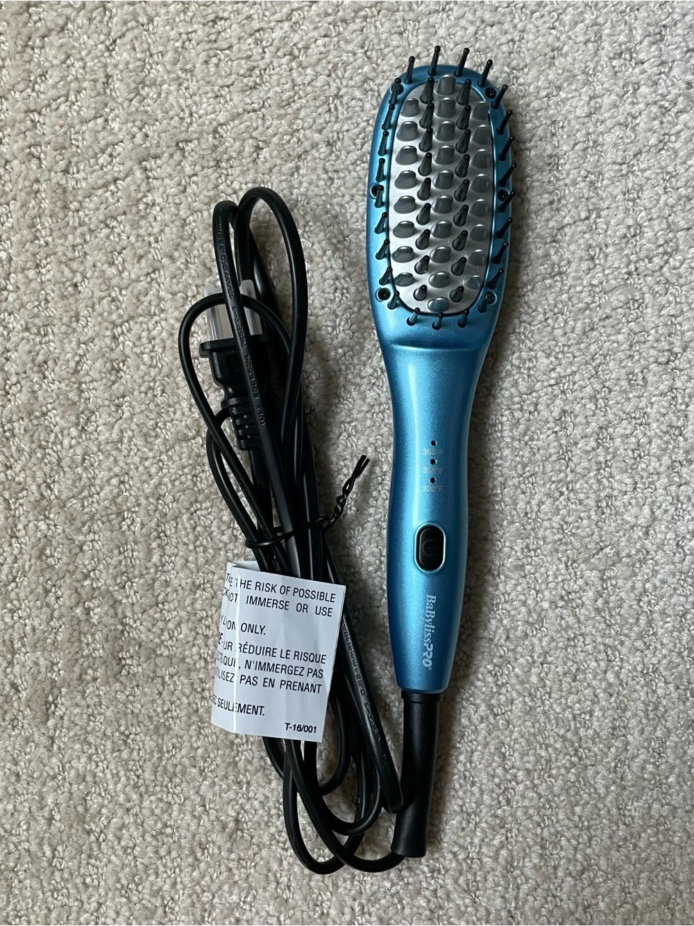 BaBylissPRO heated straightening brush